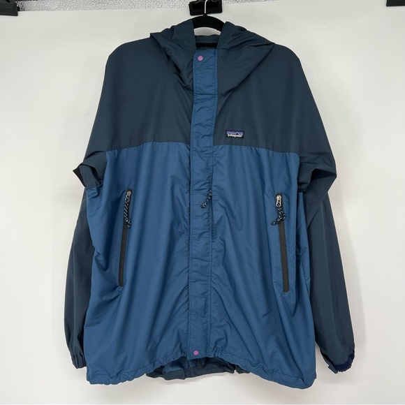 Patagonia Other - Patagonia Vtg Mens Essenshell Windproof Waterproof Zip Hooded Jacket